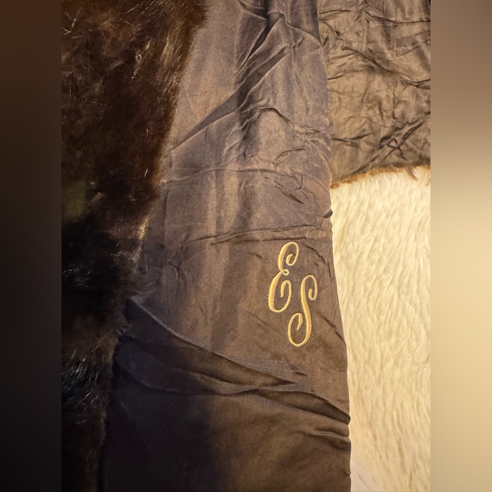 Vintage Genuine Mink Fur Cape / Stole – Free Size | Classic Draped Silhouette - Picture 3 of 5